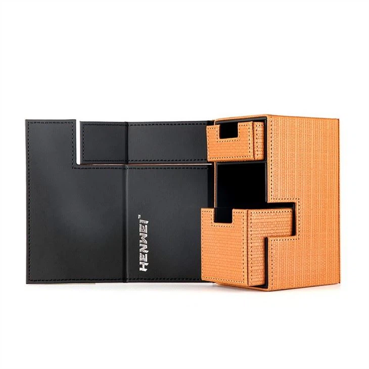 Brown Game Card PU Box 3