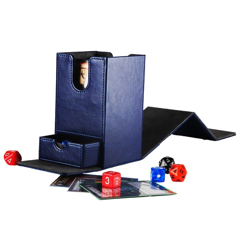 Bordspel Kaarthouder Leren Deck Box