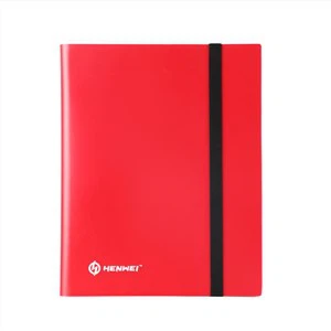 9 Pocket Trading Card Album Rood